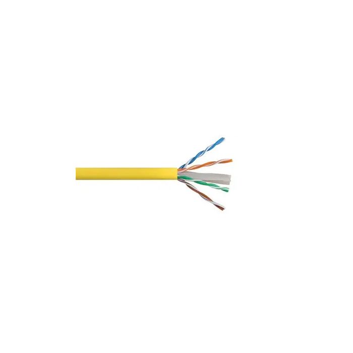 Cat6 Solid - 305m Roll- Yellow Cat6 Solid - 305m Roll- Yellow